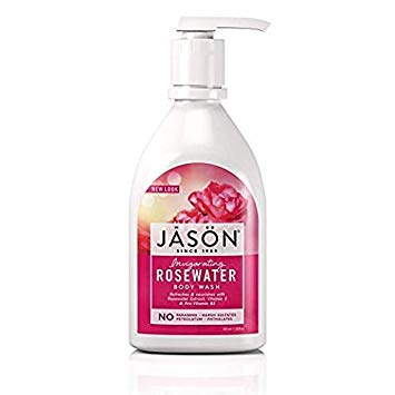 JASON Invigorating Body Wash, Rosewater, 30 Fl. Oz (Pack of 1)