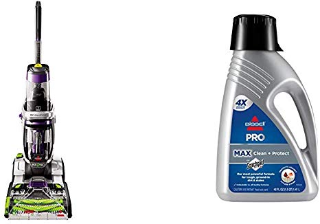 Bissell ProHeat 2X Revolution Pet Pro Full-Size Carpet Cleaner, 1986 &  78H63 Deep Clean Pro 2X Deep Cleaning Concentrated Carpet Shampoo, 48 ounces – Silver
