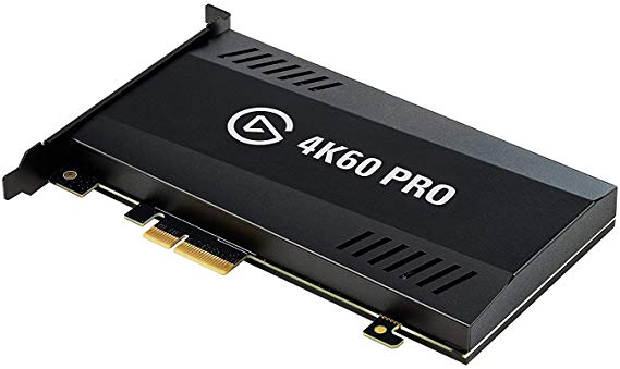 Elgato Game Capture 4K60 Pro – 4K 60fps capture card with ultra-low latency technology for recording PS4 Pro and Xbox One X gameplay, PCIe x4