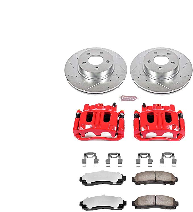 Power Stop KC1923A-36 Z36 Extreme Performance Truck & Tow 1-Click Brake Kit with Calipers