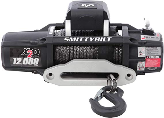 Smittybilt (98512) X2O Waterproof Synthetic Rope Winch – 12000 lb. Load Capacity