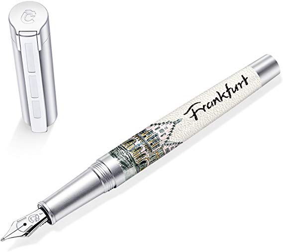 STAEDTLER Premium Corium Urbes”Frankfurt” Medium Tip Fountain Pen