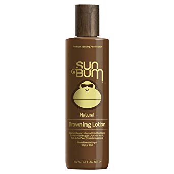 Sun Bum Natural Browning Lotion | Dark Tanning Lotion with Organic Coconut Oil, Kona Coffee Extract and Aloe Vera | Gluten Free and Vegan | 8.5 FL Oz