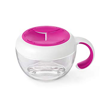 OXO Tot Flippy Snack Cup with Travel Lid – Pink