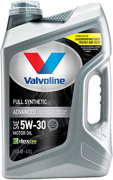 Valvoline  Advanced Full Synthetic SAE 5W-30 Motor Oil 5 QT