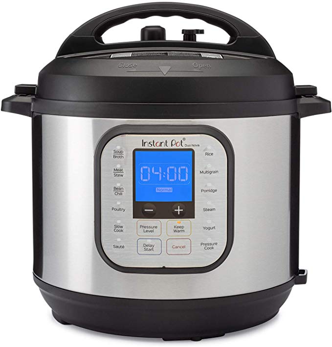 Instant Pot Duo Nova 7-in-1 Electric Pressure Cooker, Slow Cooker, Rice Cooker, Steamer, Saute, Yogurt Maker, and Warmer|6 Quart|Easy-Seal Lid|14 One-Touch Programs