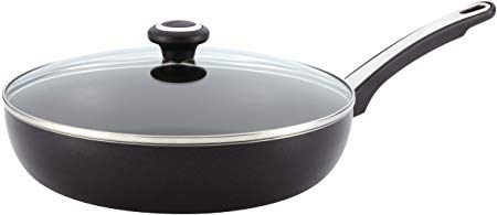 Farberware 21582 High Performance Nonstick Frying Pan / Fry Pan / Skillet with Lid – 12 Inch, Black