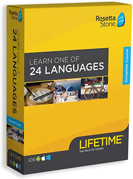 Rosetta Stone: Learn a Language with Lifetime Access – Choose from 24 Languages [Key Card]