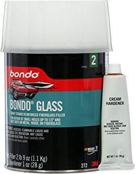 Bondo Glass, Short Strand Reinforced Fiberglass Filler,Stage 2, 2Lbs 9 Ounces