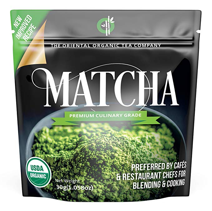 Organic Matcha Green Tea Powder (Premium Culinary Grade) – USDA & Vegan Certified $4.69