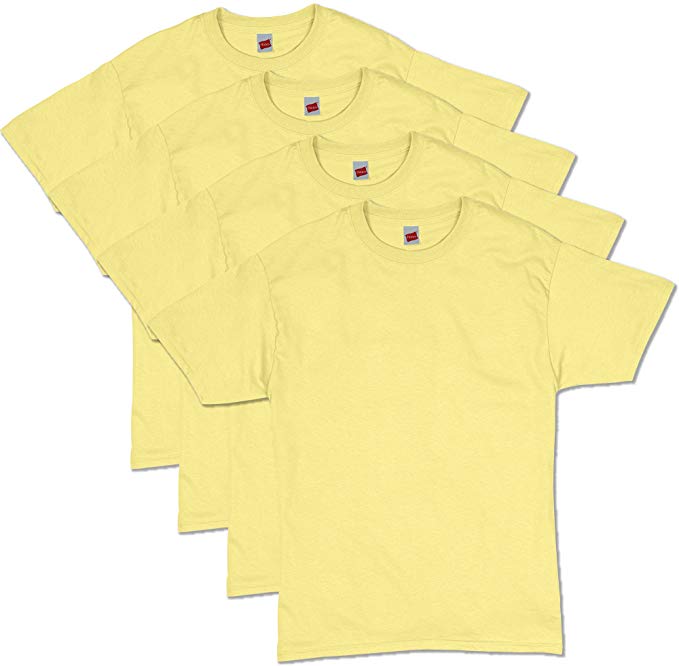 Hanes Men’s ComfortSoft Short Sleeve T-Shirt (4 Pack )