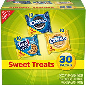 30-Ct Nabisco Cookies Sweet Treats Variety Pack (Oreo / Chips Ahoy / Golden Oreo) for $6 w/ 5% S&S