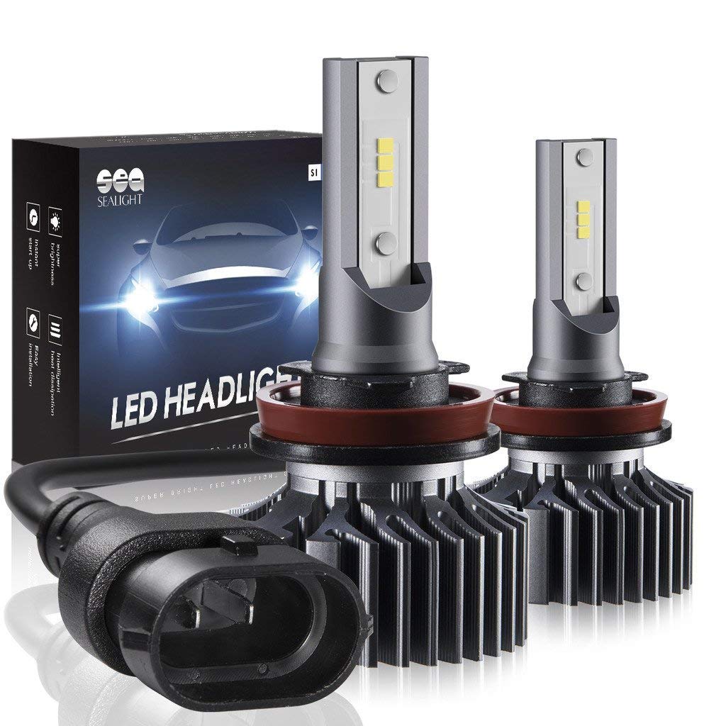 H11/H8/H9 LED Headlight Bulbs Conversion Kit 6000LM 6000K Xenon White $19.99 AC FS