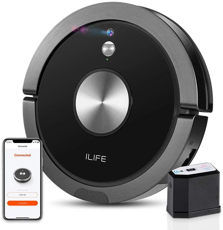 ILIFE A9 Hi End Robot Vacuum Cleaner, Wi-Fi Connected Mapping and Navigation $189.99 Amazon
