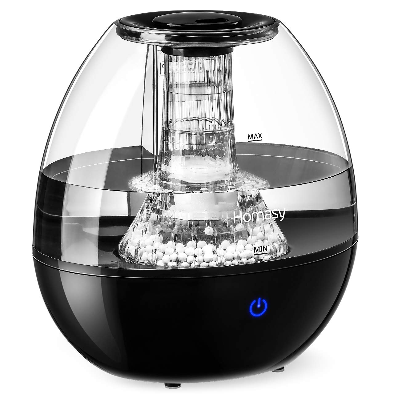 Homasy 2L Cool Mist Humidifier with Maifan Stones – $19.99