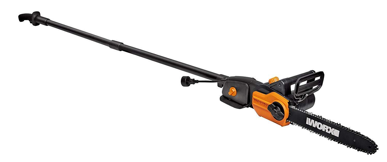 WORX WG309 8-Amp 10″ 2-in-1 Electric Pole Saw & Chainsaw