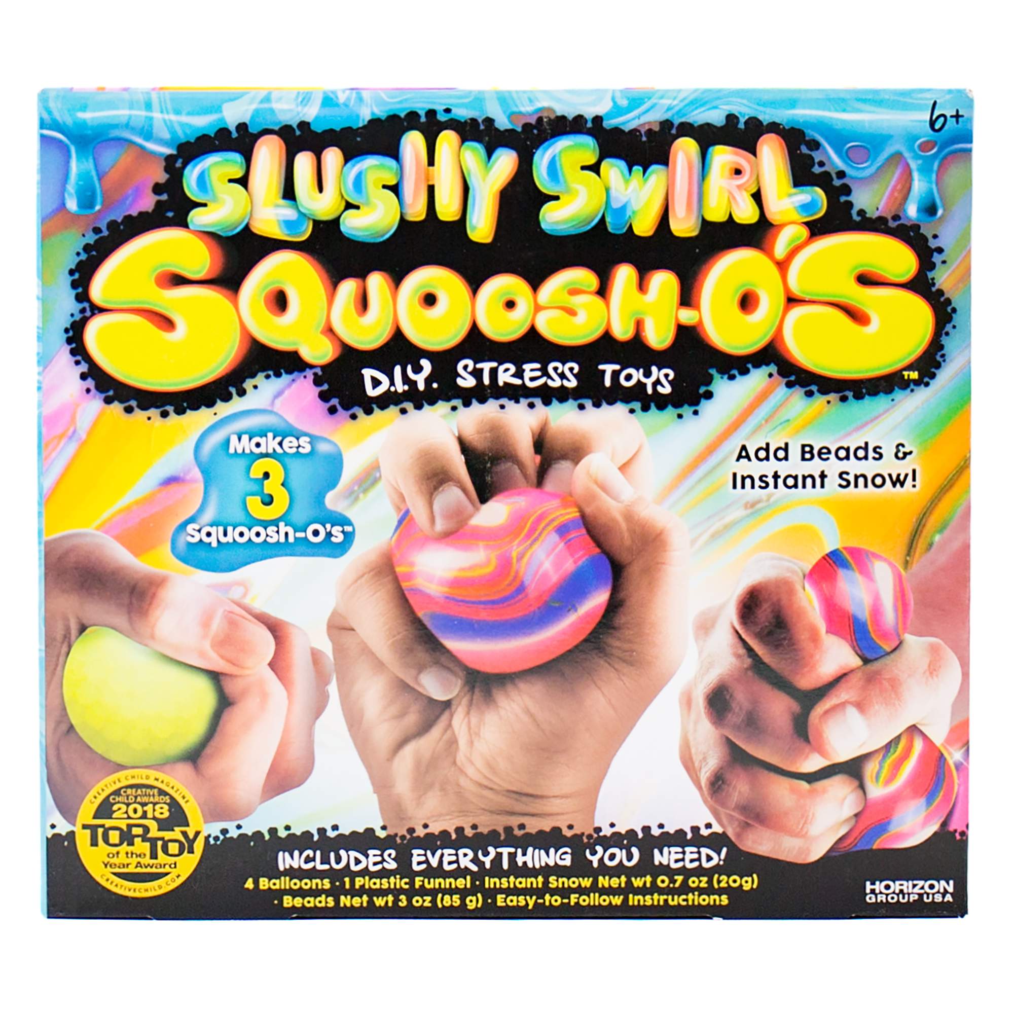 Slushy Swirl SQUOOSH-O’S $3 + Free Store Pickup at Walmart or FS w/ Prime