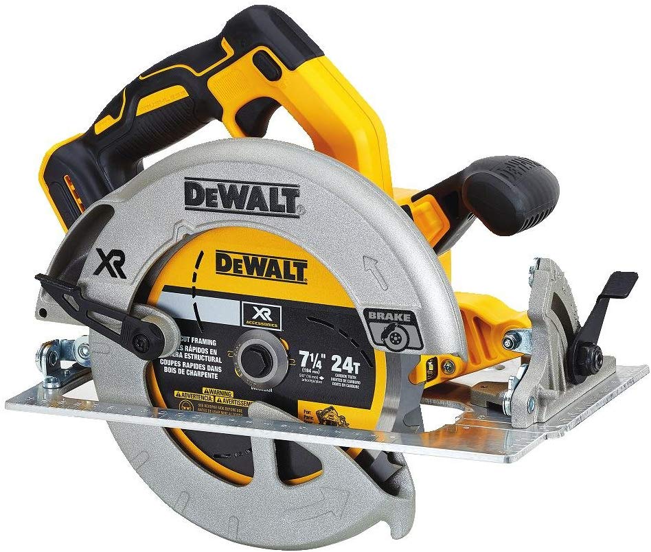 DEWALT DCS570B 7-1/4″ (184mm) 20V Cordless Circular Saw with Brake (Tool Only) $134.99