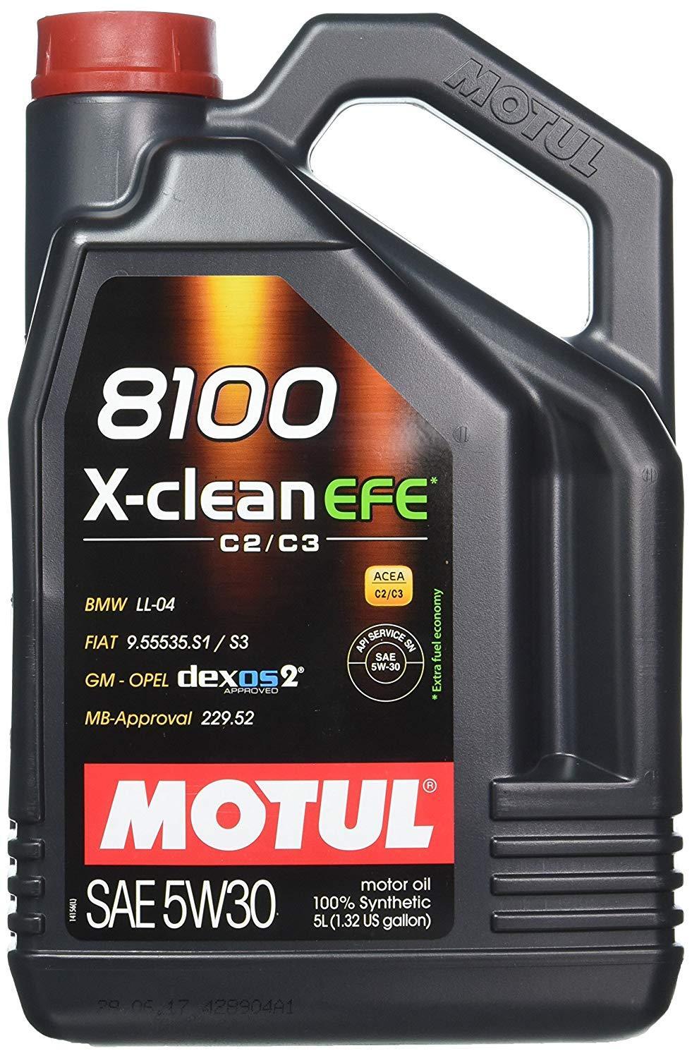 Motul 8100 X-Clean EFE 5w30 synthetic motor oil – $31.99 @Amazon