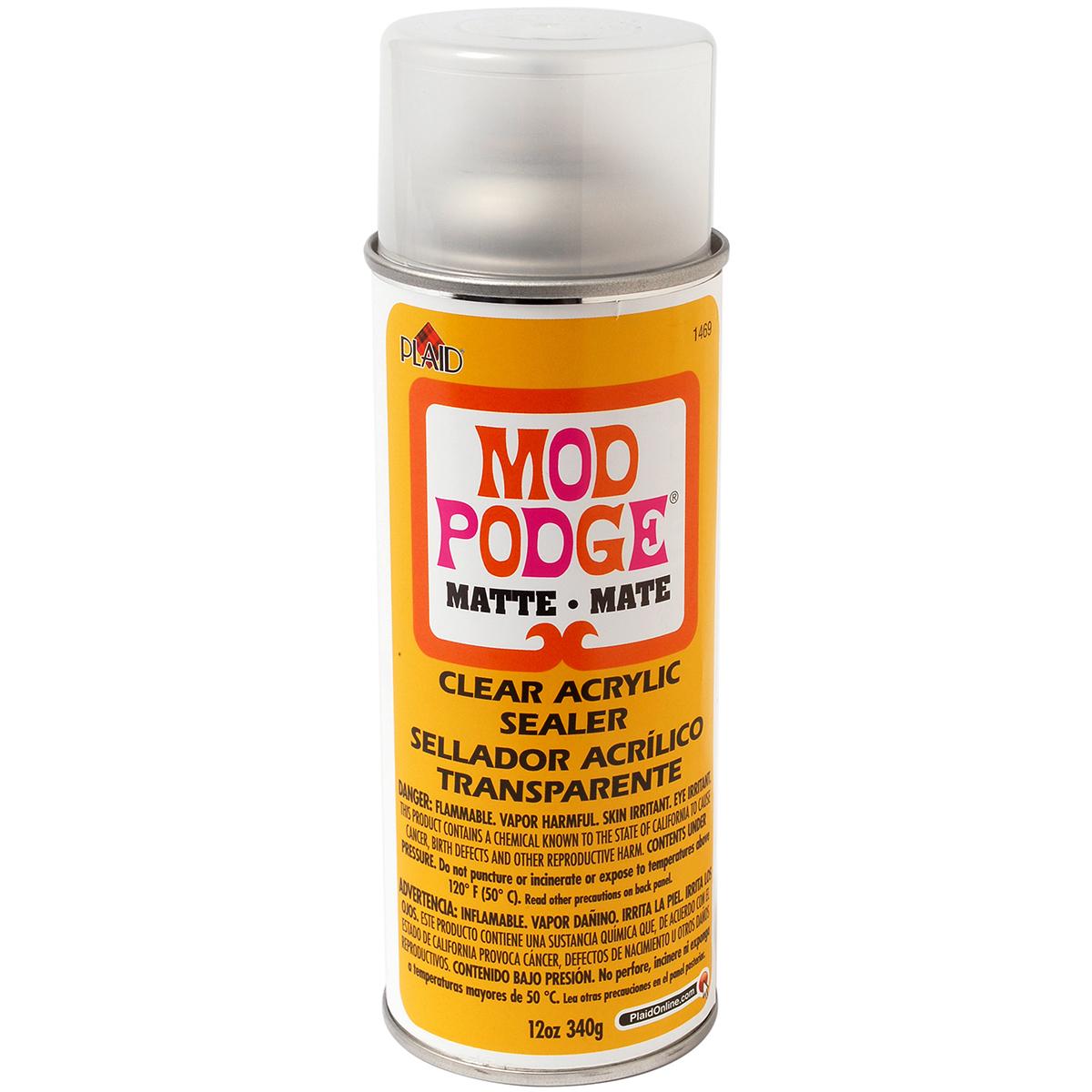 12-oz Plaid Mod Podge Clear Acrylic Sealer (matte) $6.88 + Free Store Pickup at Walmart or FS w/ Prime