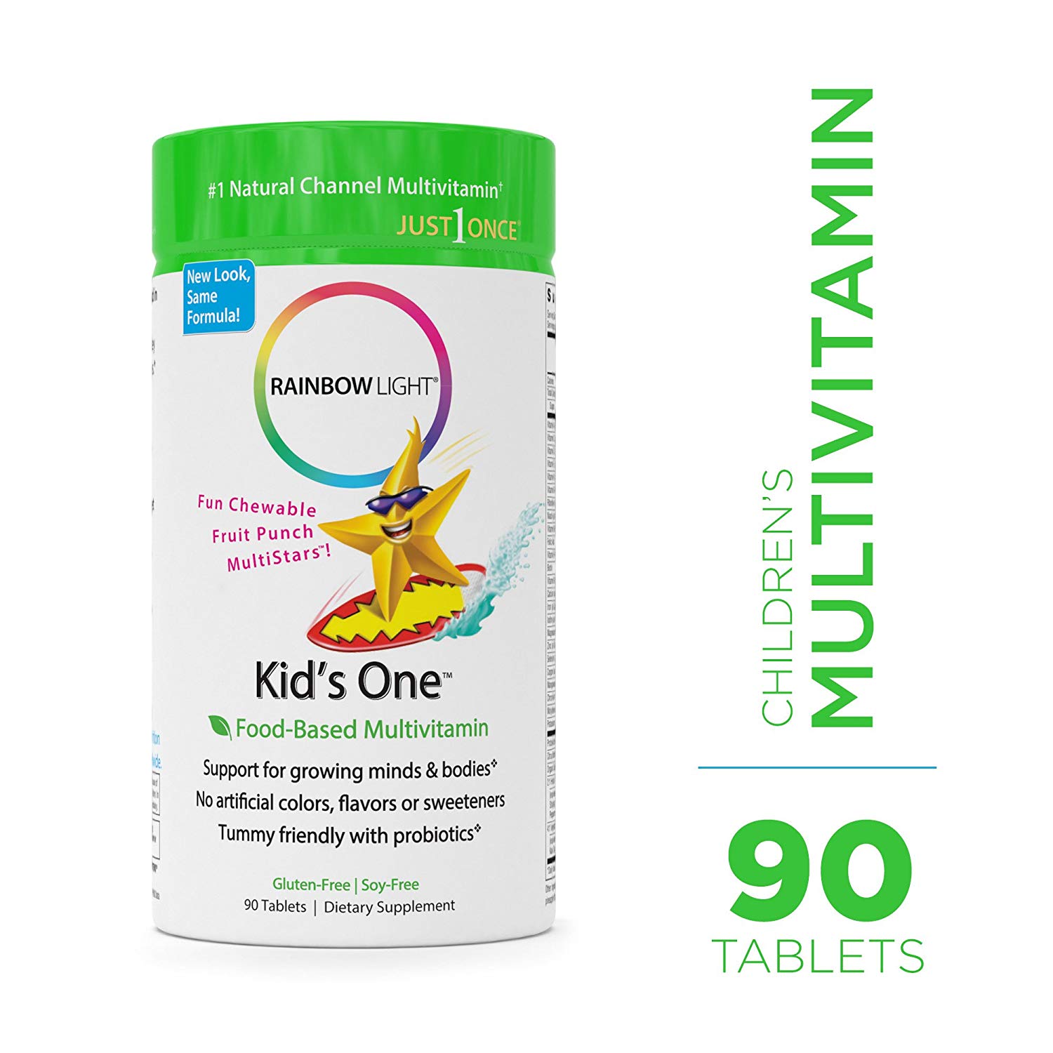 Rainbow Light Kid’s One Multivitamin/Mineral – 90 Tabs $13.74