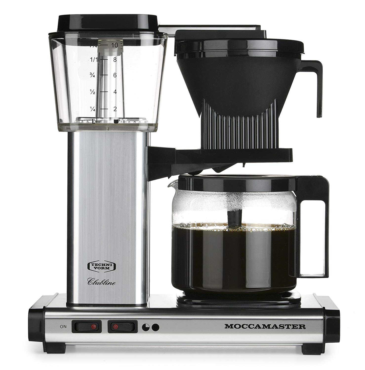 40oz. Technivorm Moccamaster Coffee Brewer: Brushed Silver KB
