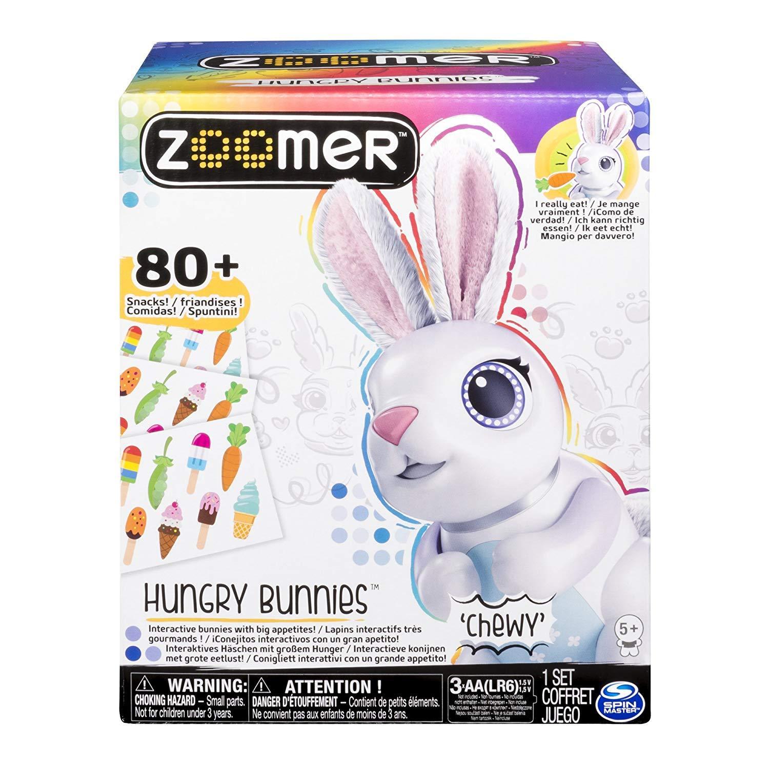 Zoomer Hungry Bunnies: Interactive Robotic Rabbit That Eats Toy $11.53 + Free Shipping