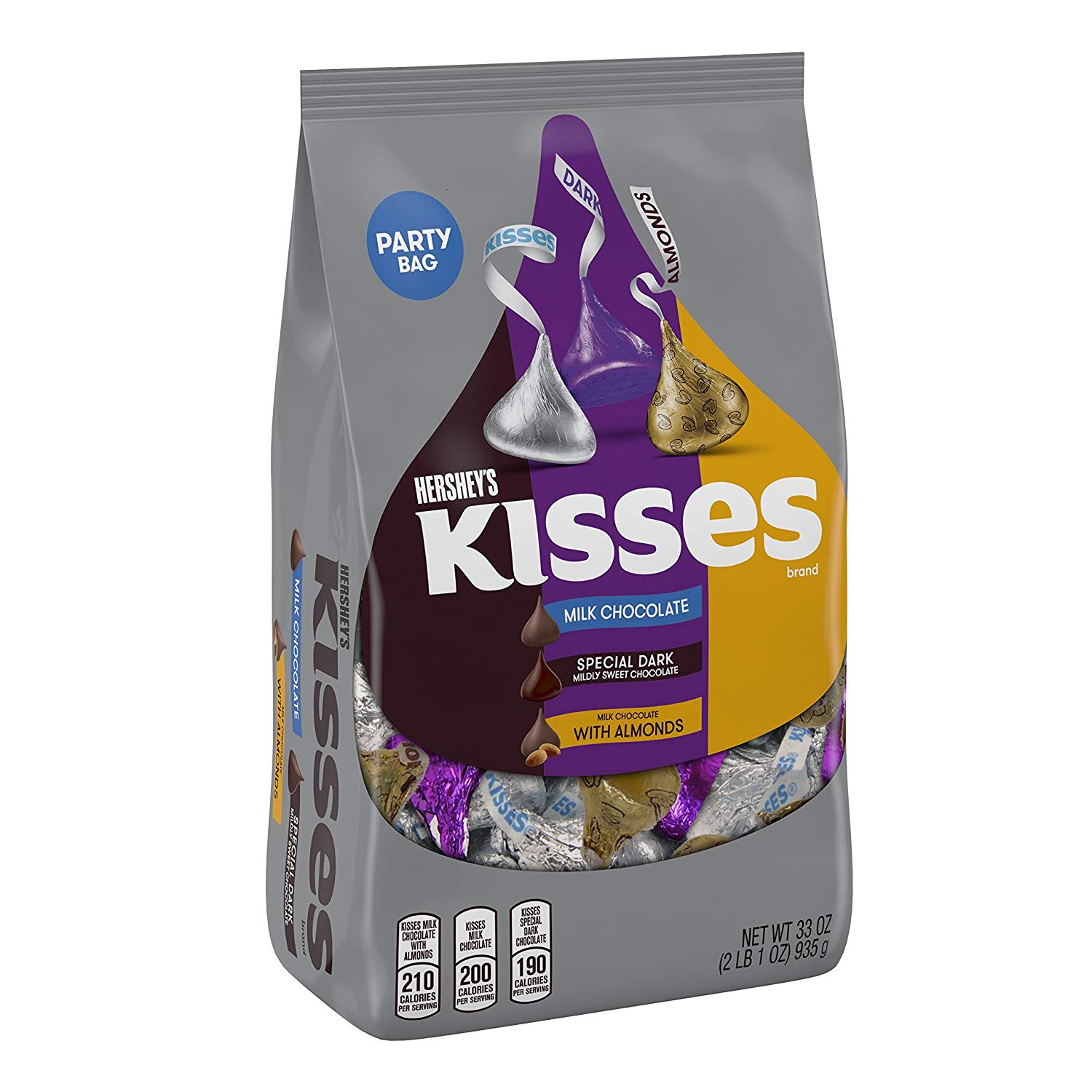 HERSHEY’S KISSES Chocolate Candy Variety Mix, 33 Ounce $6.68 with s/s
