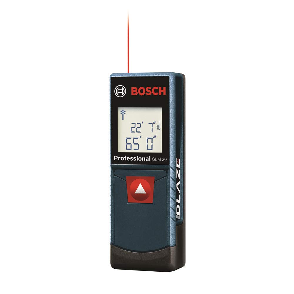 Bosch GLM 20 Compact Blaze 65′ Laser Distance Measure $26.78 at Amazon