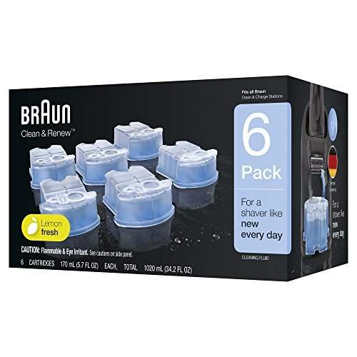 6-Pack Braun Clean & Renew Refill Cartridges (CCR6)