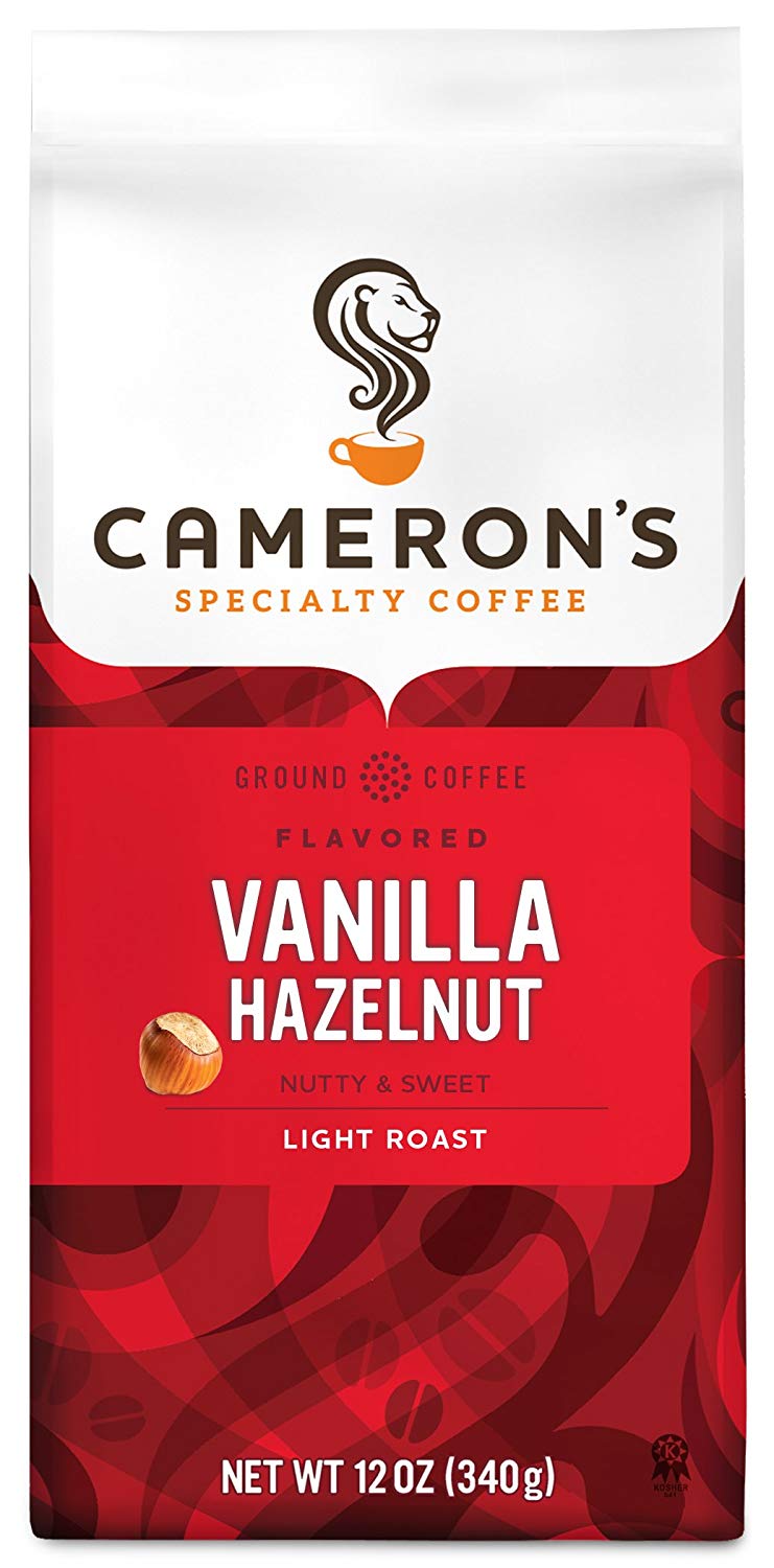 Cameron’s Ground Coffee: 12oz Vanilla Hazelnut