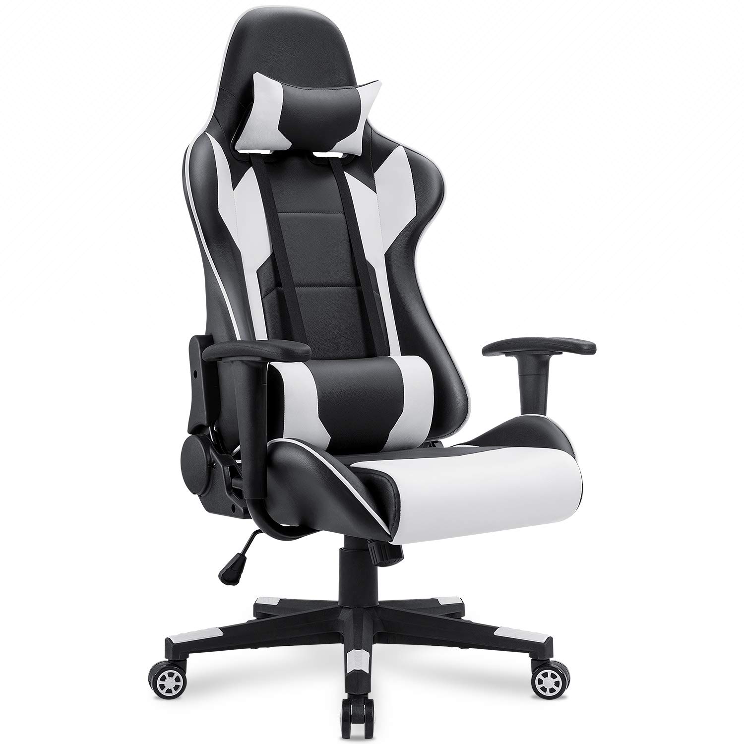 Homall White Gaming Chair Office Chair High Back Computer Chair – $88.24