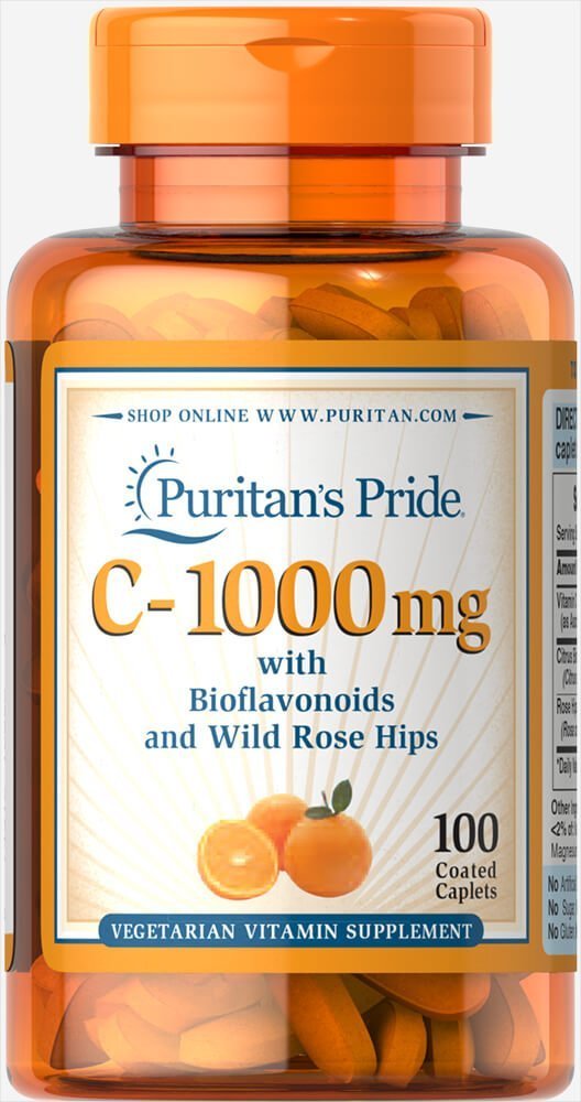 100 Caplets Puritan’s Pride Vitamin C-1000 mg with Bioflavonoids & Rose Hips. $3.07 @ Amazon