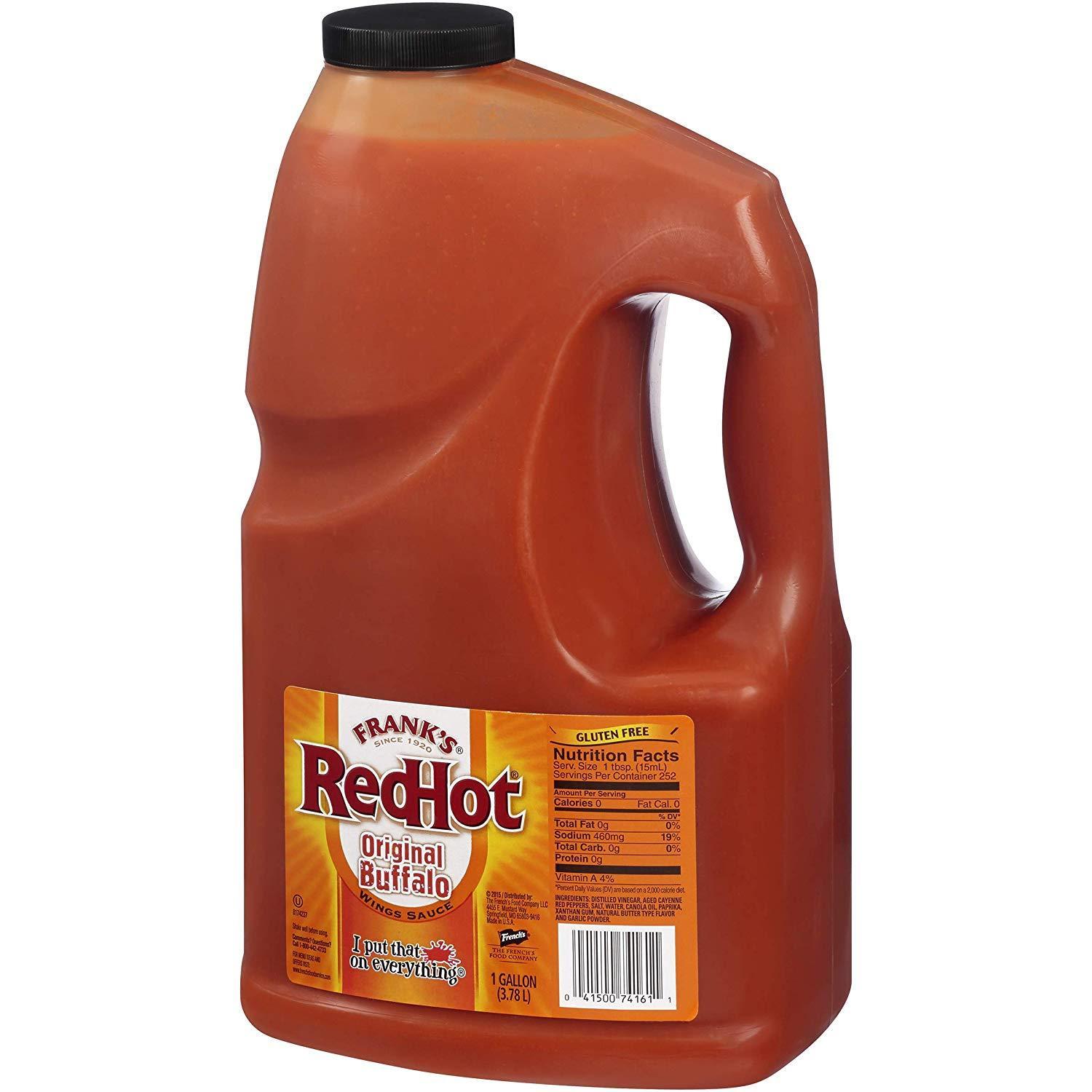 Frank’s RedHot Original Buffalo Wings Sauce, 1 gal : $11.63 or less w/S&S *lowest price per CCC*