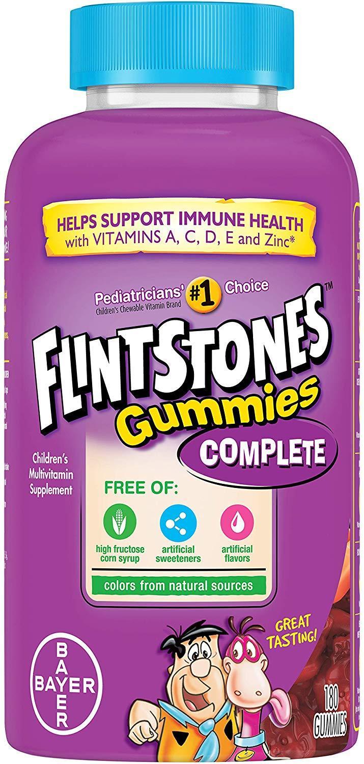 Flintstones Gummies Children’s Multivitamins, Kids Vitamin Supplement with Vitamins C, D, E, B6, and B12, 180 Count: As low as 6.39 w/S&S and A/c