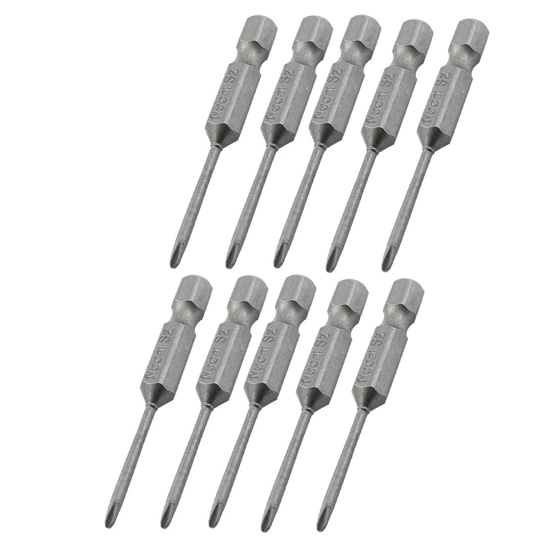 10Pcs 1/4 inches Hex 50mm Length 2mm Phillips Magnetic Screwdriver Bits Amazon $2.81