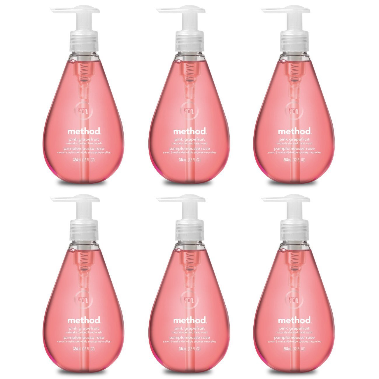 Method Gel Hand Soap, Pink Grapefruit, 12 Fl Oz (Pack of 6): As low as $10.66 w/S&S