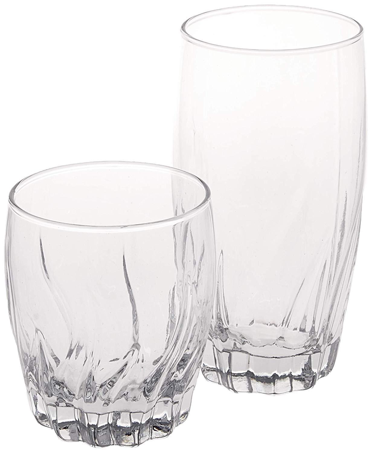 16-Piece Anchor Hocking Central Park Small and Large Glassware Set $10 @ Amazon