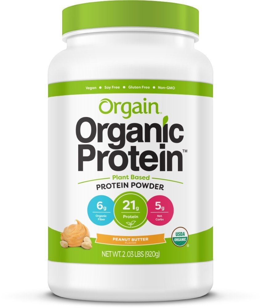 2.03-lb Orgain Organic Plant Based Protein Powder (Peanut Butter)