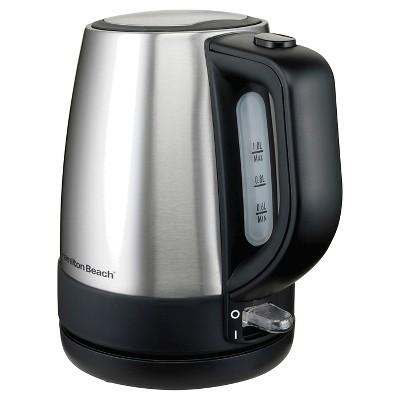 Hamilton Beach 1-Liter Electric Kettle (Stainless Steel)