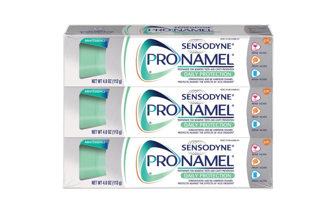 3-Pack 4oz Sensodyne Pronamel Toothpaste