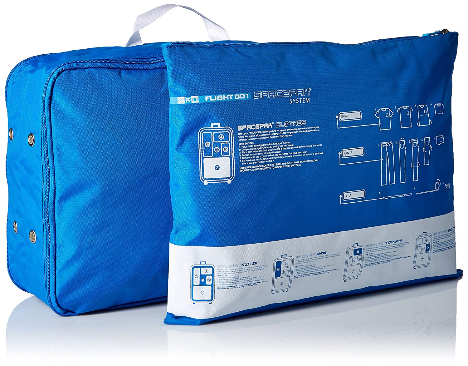 Flight 001 Spacepak Clothes Packing Cube – Blue – $27 via Amazon