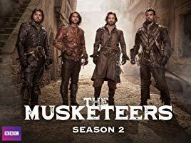 The Musketeers: Season 2 or 3 (Digital HD TV Show) $4.99 Each via Amazon