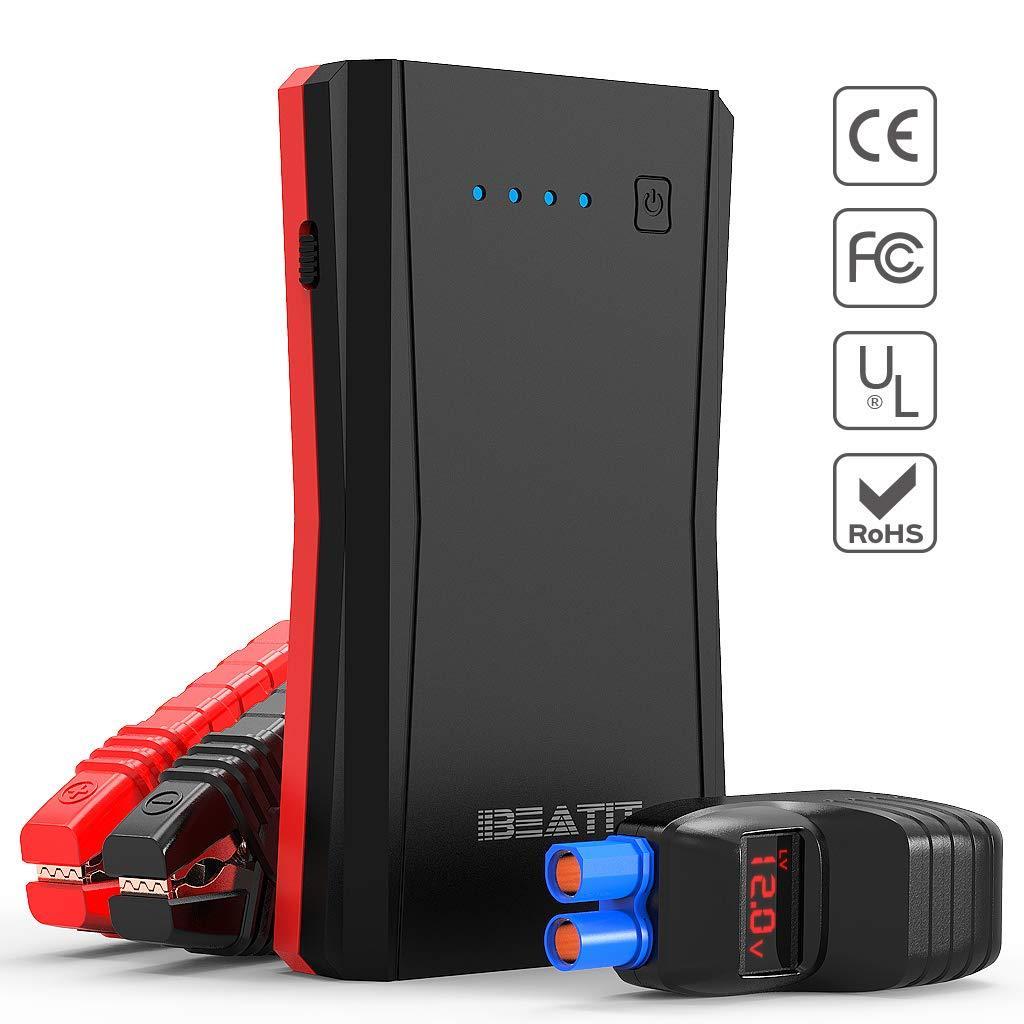 B10 QDSP 800A Peak 12V Portable Car Lithium Jump Starter (up to 7.2L Gas or 5.5L Diesel Engine) $39.99