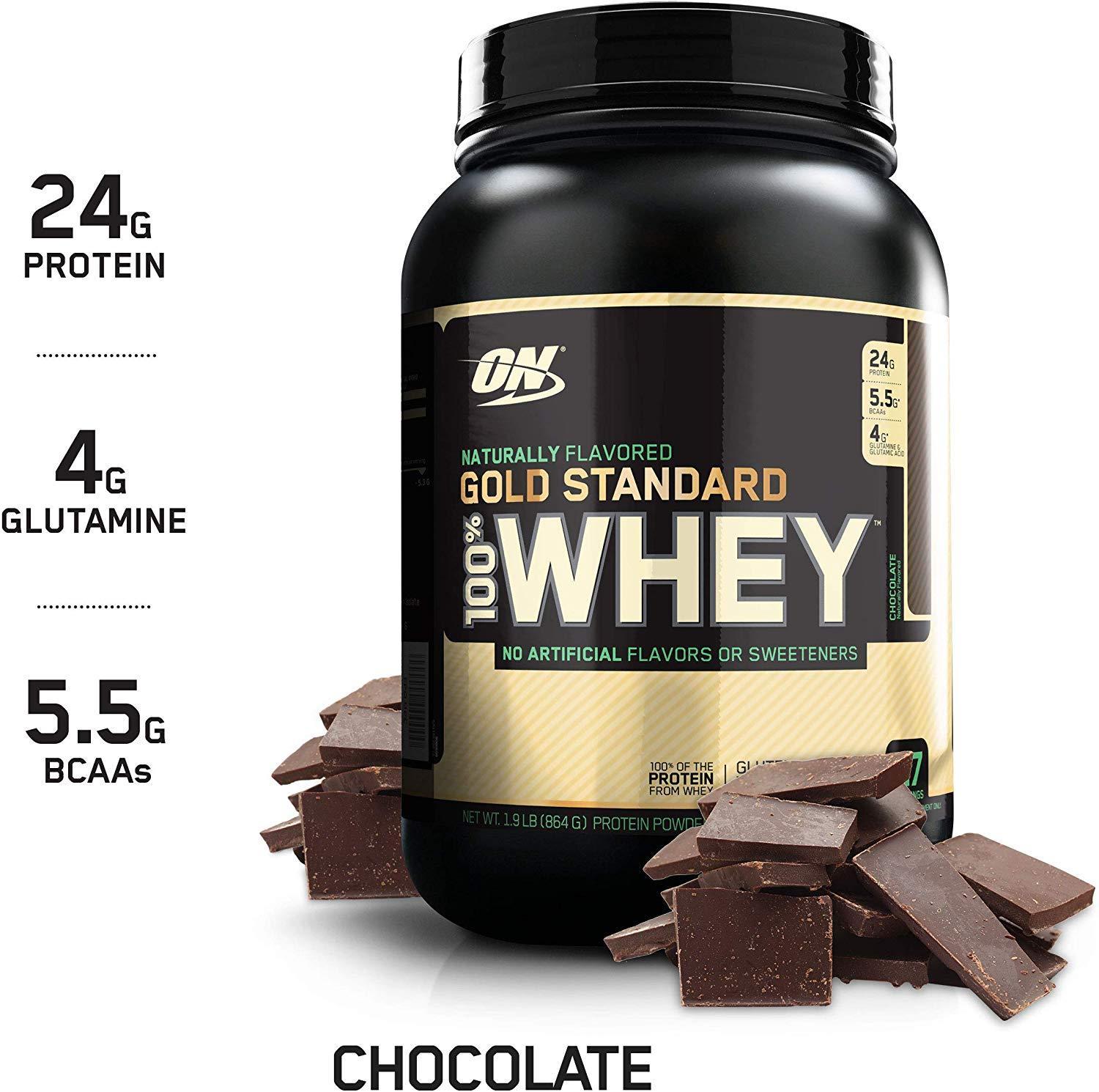 4.8-lbs Optimum Nutrition Gold Standard Natural 100% Whey Protein (Chocolate)