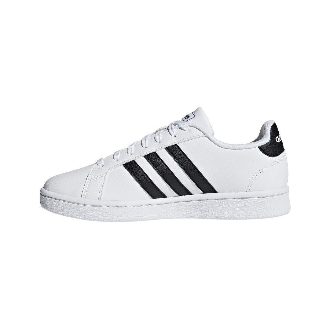 Adidas Women’s Grand Court Sneaker- White/Black/White – $29.95 on Amazon