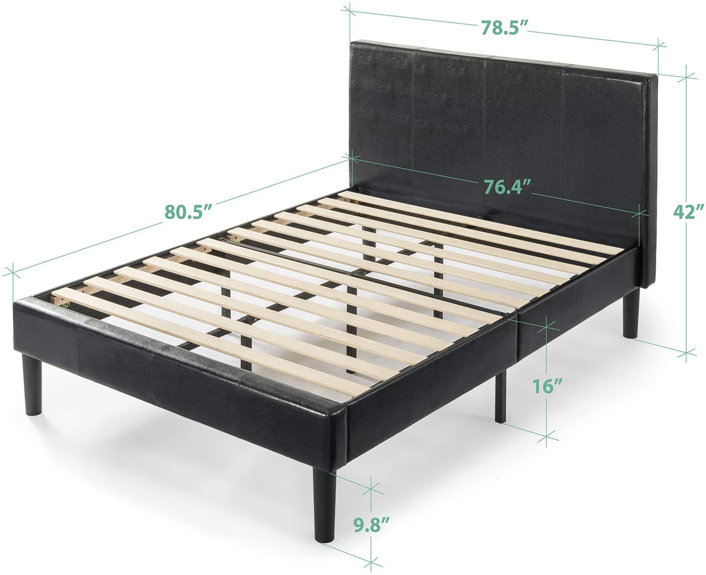 Best Price Mattress via Amazon: Platform Bed Frame with Headboard & Wooden Slats Starting at $193.45 – Free Shipping
