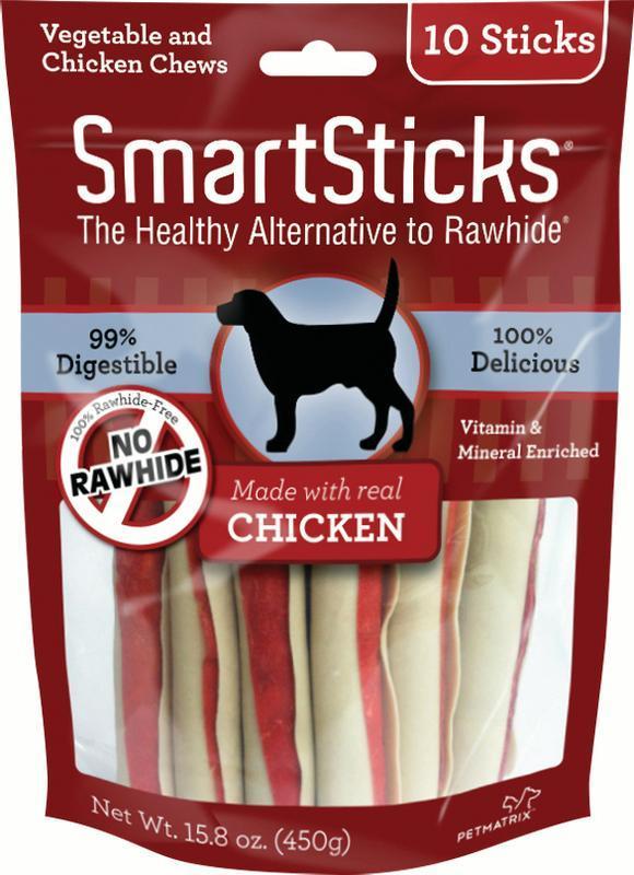10-Ct SmartBones Smartsticks Rawhide-Free Dog Chews (chicken) $3.78 w/ S&S + Free Shipping