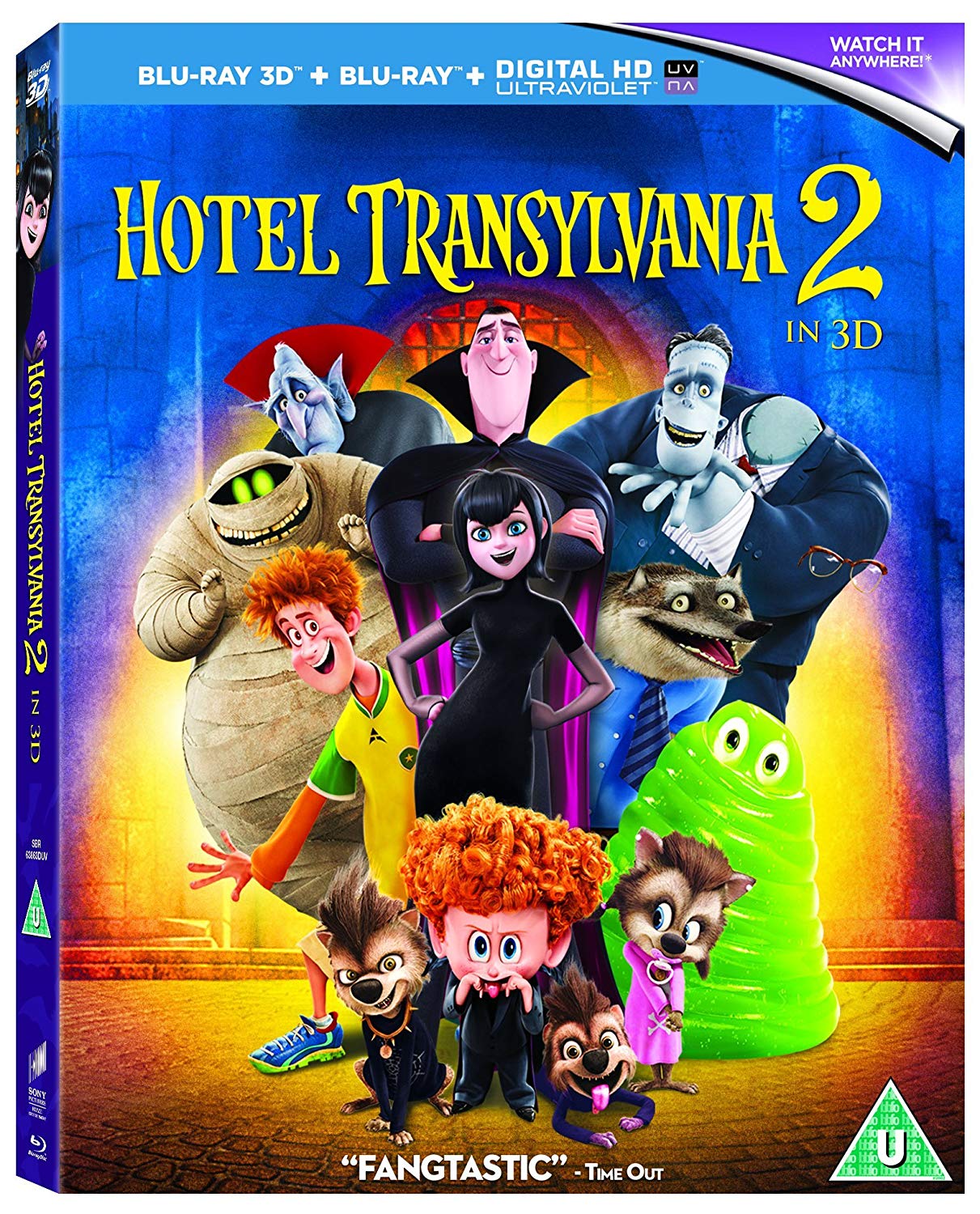 Hotel Transylvania 2 (Blu-ray 3D) [2015] [Region Free]: $10.99