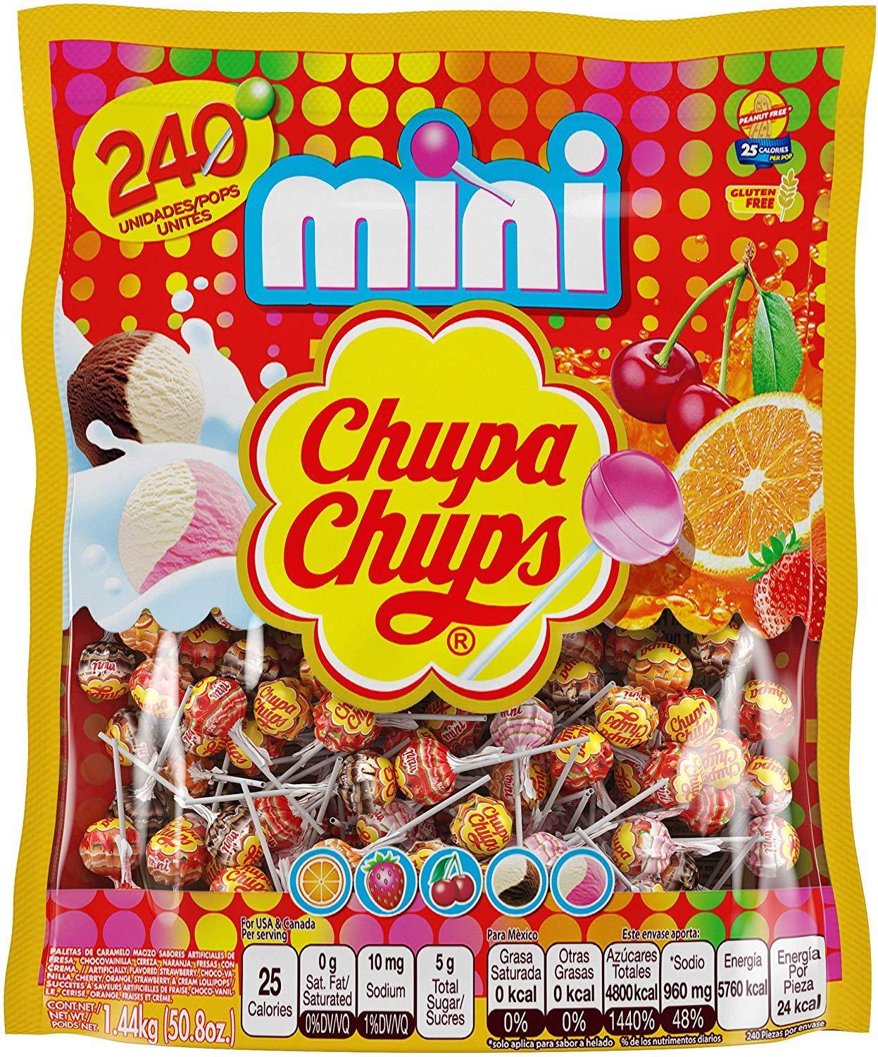 Chupa Chups Mini Lollipops 240ct $9.79 after coupon and S&S @ Amazon